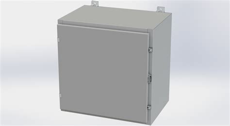 saginaw sce-24h2416lp nema 4 clamped single-door metal enclosure-24x24x16|Saginaw Enclosures, SCE.